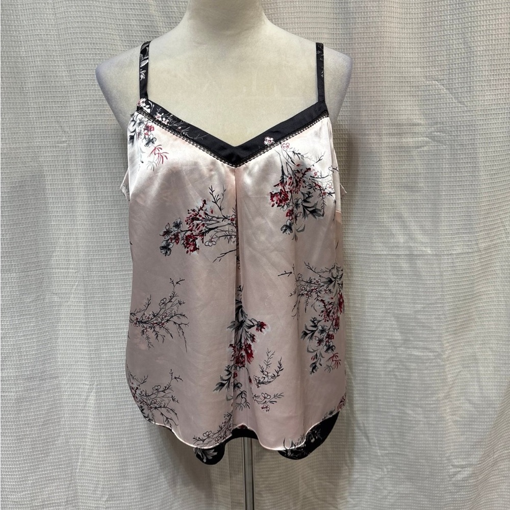 White House Black Market Pink Floral Camisole
